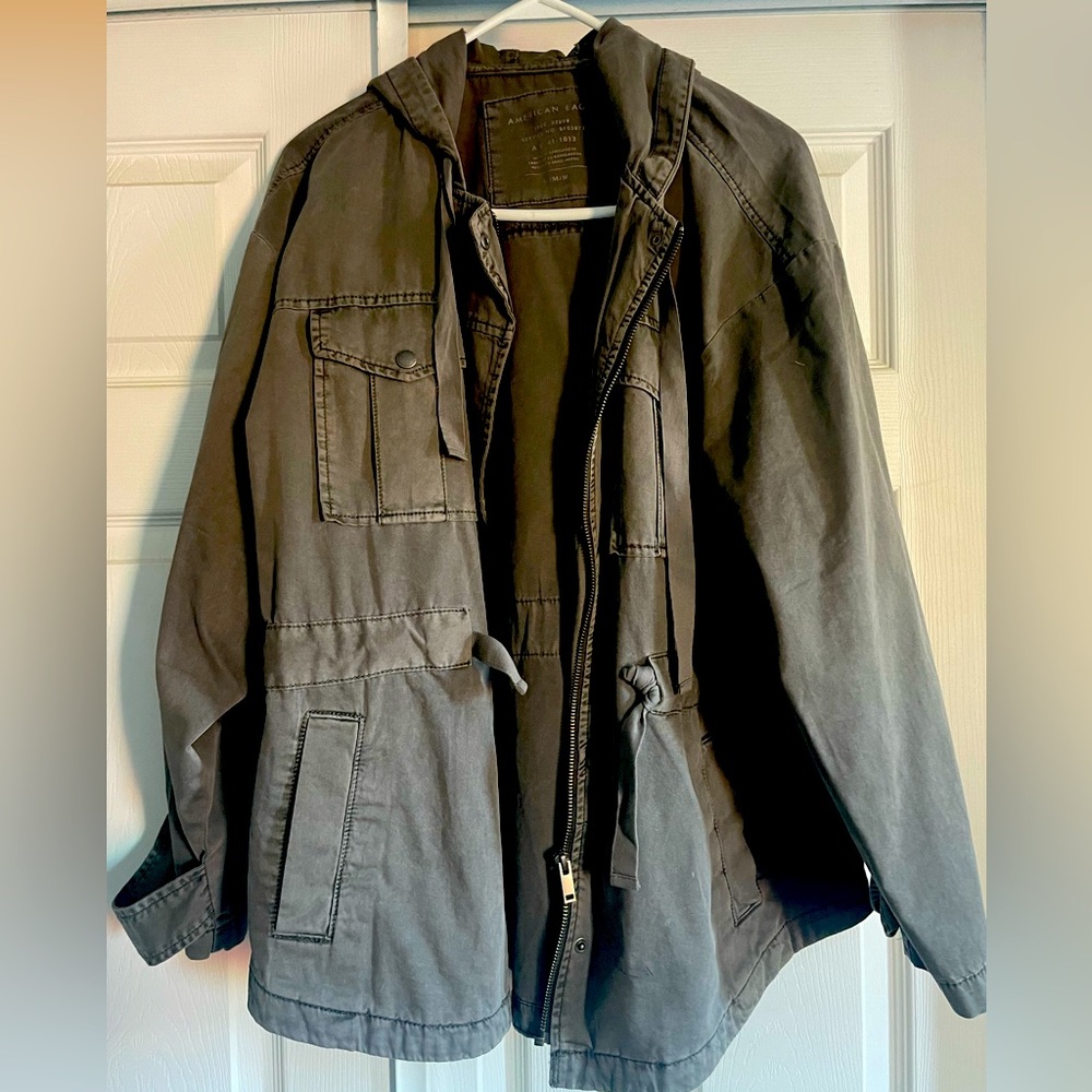 Hooded Military Jacket